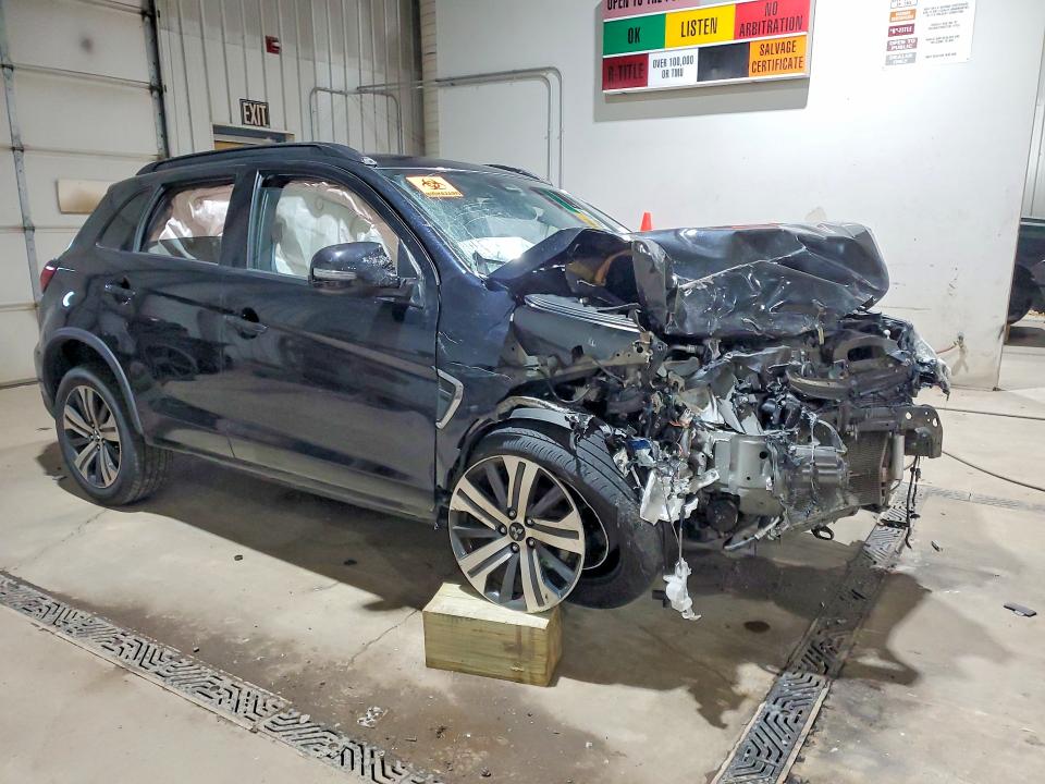 2021 Mitsubishi VIN JA4ARVAW1MU029087 COPART salvage auction — FRONT END, Pa - Certificate Of Salvage, sold $1,200 on 2026-07-02 (photo 4)