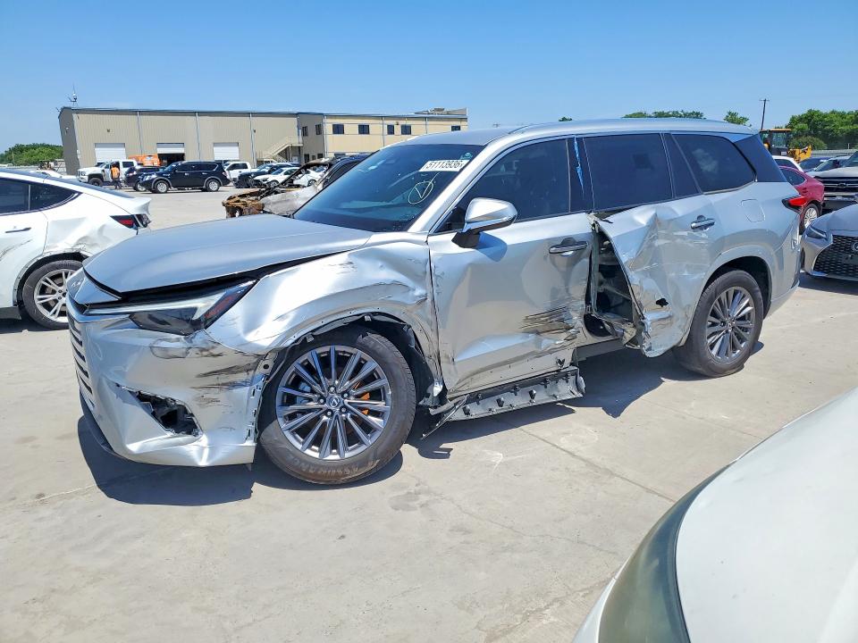 2024 Lexus Tx 350 VIN 5TDAAAA60RS001301 COPART salvage auction — SIDE, Tx - Salvage Vehicle Title, sold $19,200 on 2026-09-08 (photo 1)