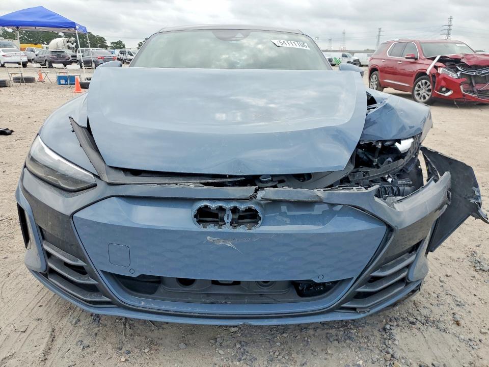 2024 Audi E-tron gt VIN WAUFJBFW9R7001485 COPART salvage auction — FRONT END, Tx - Salvage Vehicle Title, sold $22,300 on 2026-07-10 (photo 5)