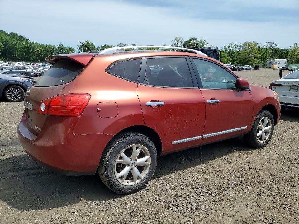 2011 Nissan Rogue sport VIN JN8AS5MVXBW293119 COPART salvage auction — NORMAL WEAR, Ny - Certificate Of Title, sold $500 on 2026-07-14 (photo 3)