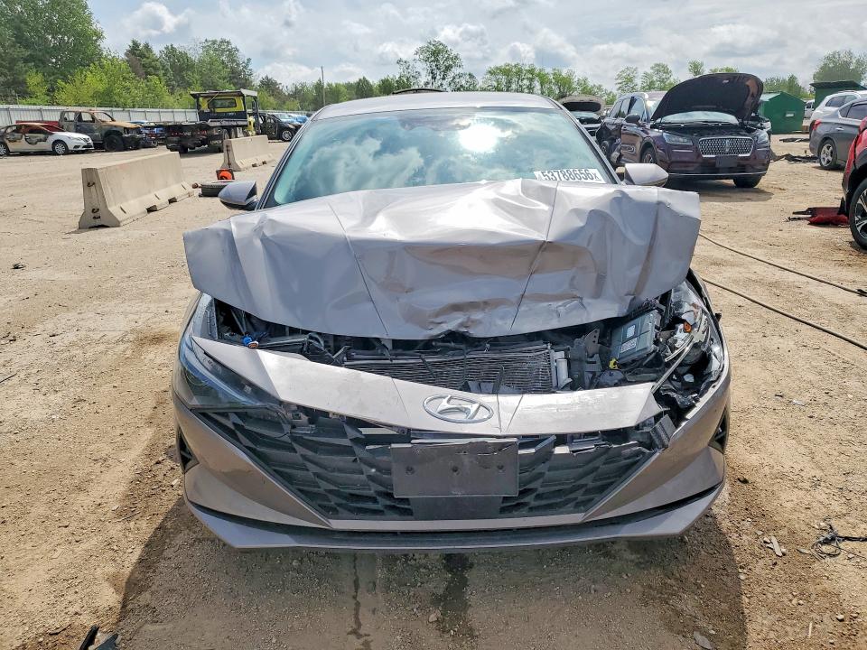2023 Hyundai Elantra VIN KMHLS4AG4PU596609 COPART salvage auction — FRONT END, IL - SALVAGE CERTIFICATE, sold $3,300 on 2026-07-07 (photo 5)
