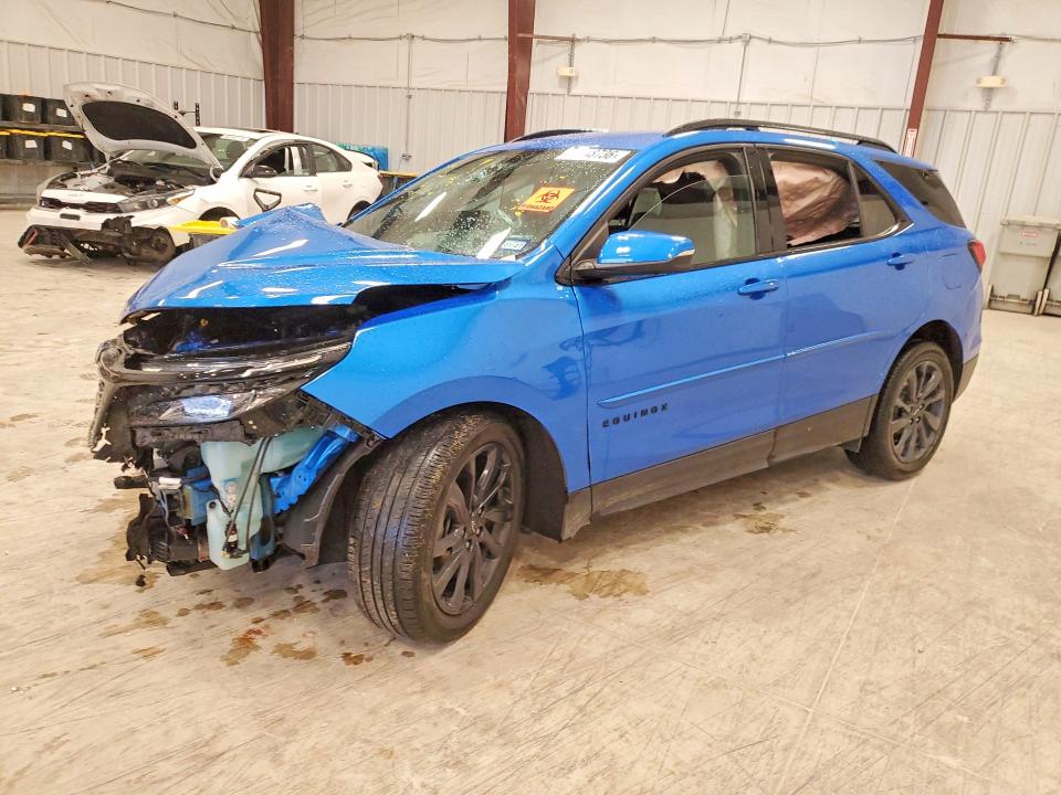 2024 Chevrolet Equinox VIN 3GNAXMEG5RS127580 COPART salvage auction — FRONT END, Tx - Salvage Vehicle Title, sold $3,200 on 2026-07-09 (photo 1)