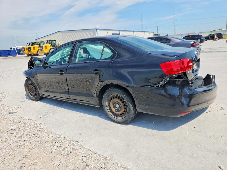 2014 Volkswagen Jetta VIN 3VW2K7AJ4EM437326 COPART salvage auction — FRONT END, Tx - Nonrepairable Title, sold $225 on 2026-07-02 (photo 2)
