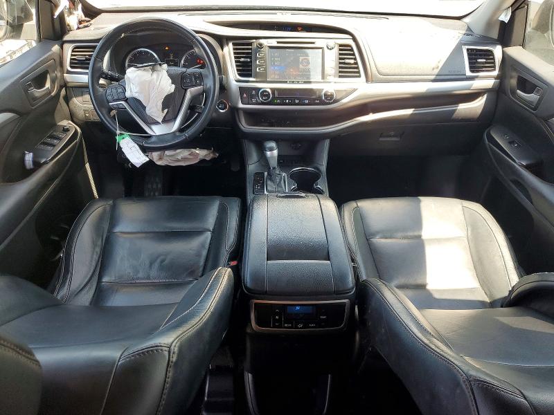 2016 Toyota Highlander VIN 5TDKKRFH1GS504925 COPART salvage auction — FRONT END, Ca - Salvage Certificate, sold $4,500 on 2026-07-24 (photo 8)