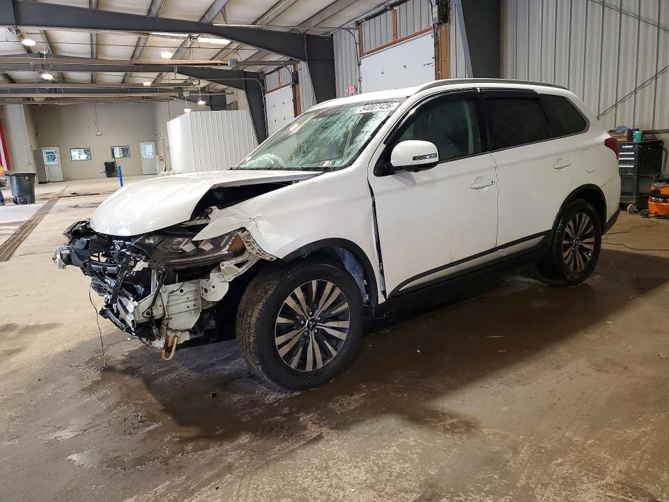 2019 Mitsubishi Outlander VIN JA4AZ3A33KZ004038 COPART salvage auction — FRONT END, Pa - Certificate Of Salvage, sold $1,450 on 2026-07-22 (photo 1)