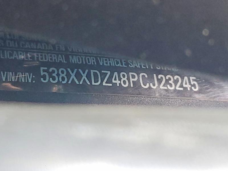 2023 Zero motorcycles inc Fxs VIN 538XXDZ48PCJ23245 COPART salvage auction — FRAME DAMAGE, ID - SALVAGE CERTIFICATE OF TITLE, sold $70 on 2026-07-30 (photo 8)