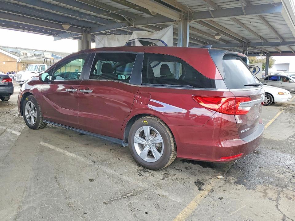 2018 Honda Odyssey VIN 5FNRL6H78JB035259 COPART salvage auction — SIDE, Ca - Salvage Certificate, sold $8,500 on 2026-07-09 (photo 2)