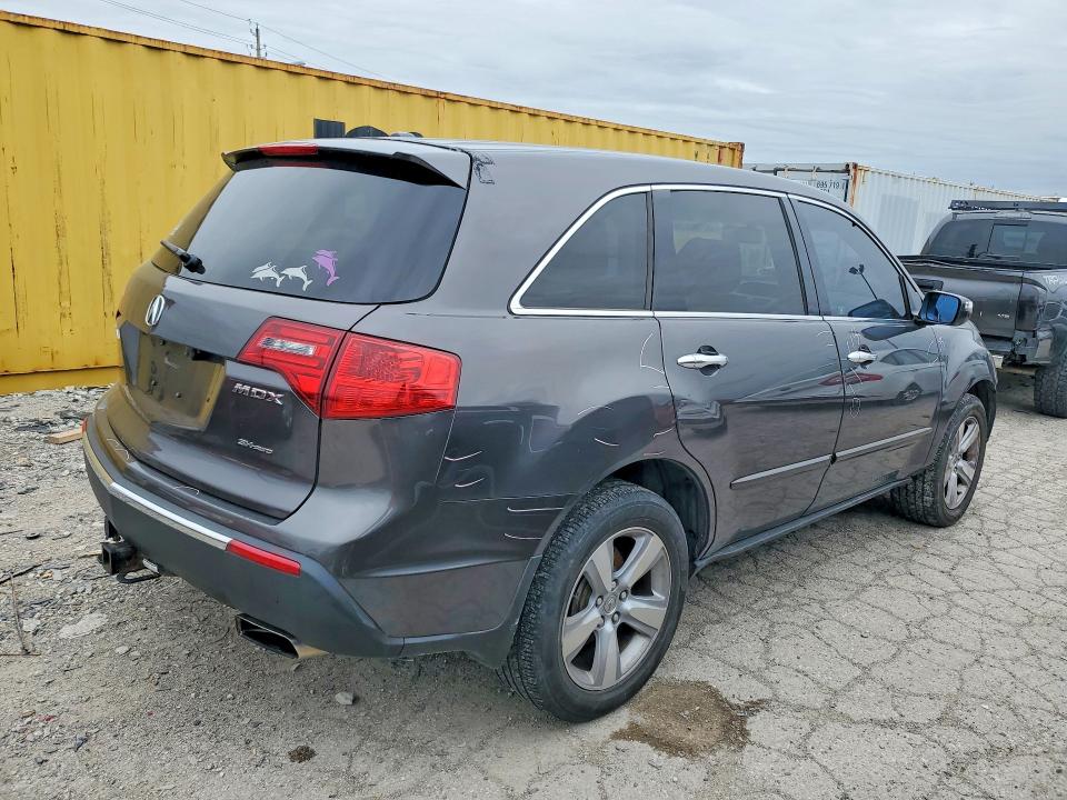 2010 Acura Mdx VIN 2HNYD2H26AH526181 COPART salvage auction — FRONT END, In - Certificate Of Title, sold $600 on 2026-07-19 (photo 3)