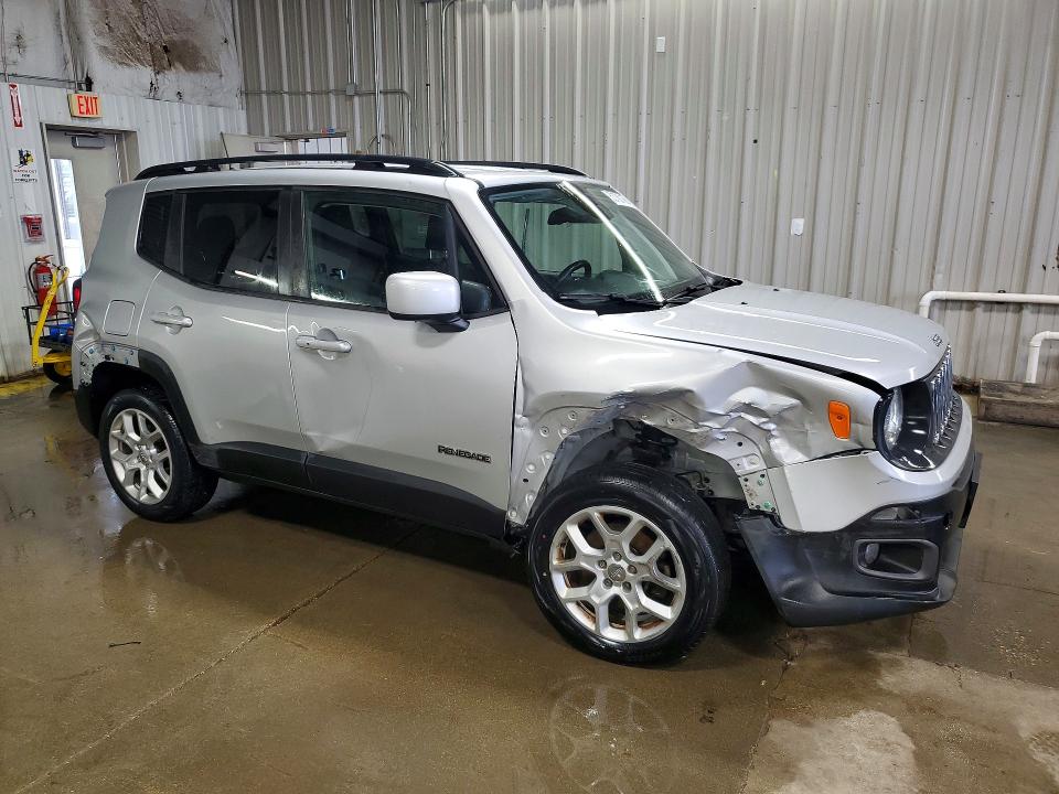 2018 Jeep Renegade VIN ZACCJBBBXJPJ19512 COPART salvage auction — SIDE, Il - Salvage Certificate, sold $1,050 on 2026-07-30 (photo 4)