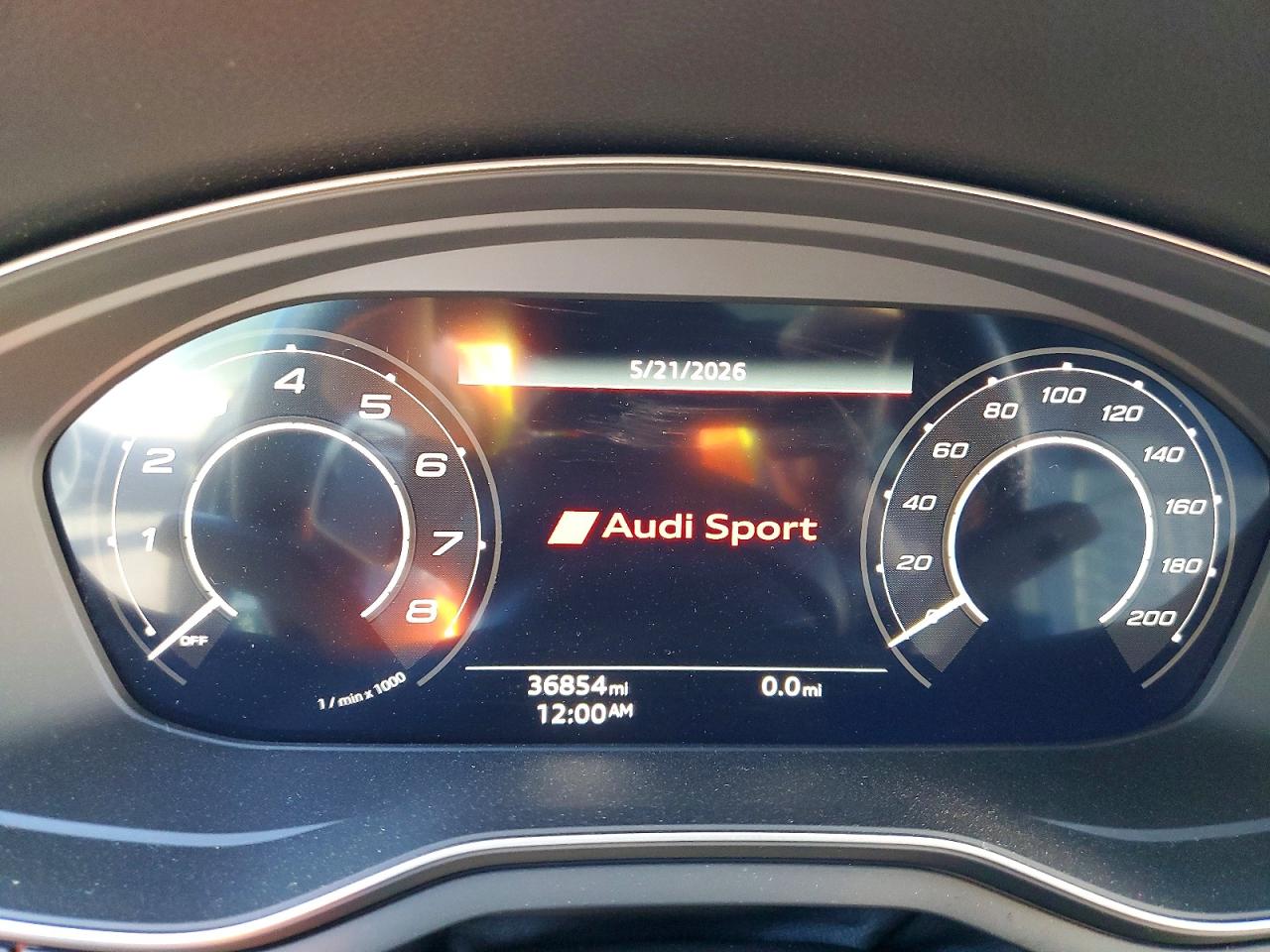 2023 Audi RS5 VIN WUANWAF5XPA900330 COPART salvage auction — Front End, S1 - Salvage Title, sold $10,600 on 2026-10-13 (photo 9)