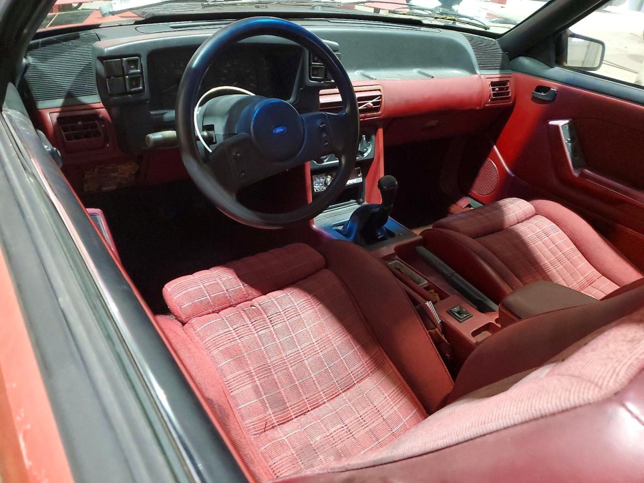 1987 Ford Mustang VIN 1FABP42EXHF211970 COPART salvage auction — Frame Damage, IN - CERT OF TITLE - REBUILT VEHICL, sold $2,200 on 2026-07-09 (photo 8)