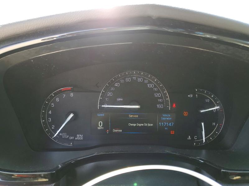 2018 Cadillac Xt5 VIN 1GYKNDRS9JZ217284 COPART salvage auction — NORMAL WEAR, Tx - Cert Of Title-Rebuilt Salvage, sold $4,850 on 2026-07-02 (photo 9)
