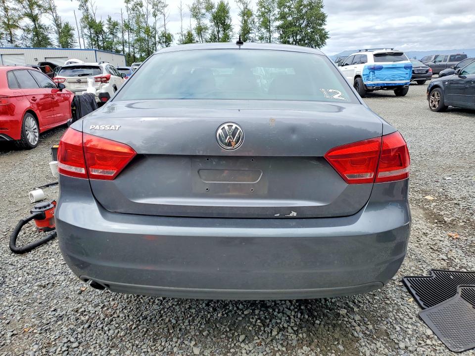 2012 Volkswagen Passat VIN 1VWAP7A31CC019982 COPART salvage auction — FRONT END, Wa - Bill Of Sale, sold $275 on 2026-08-17 (photo 6)