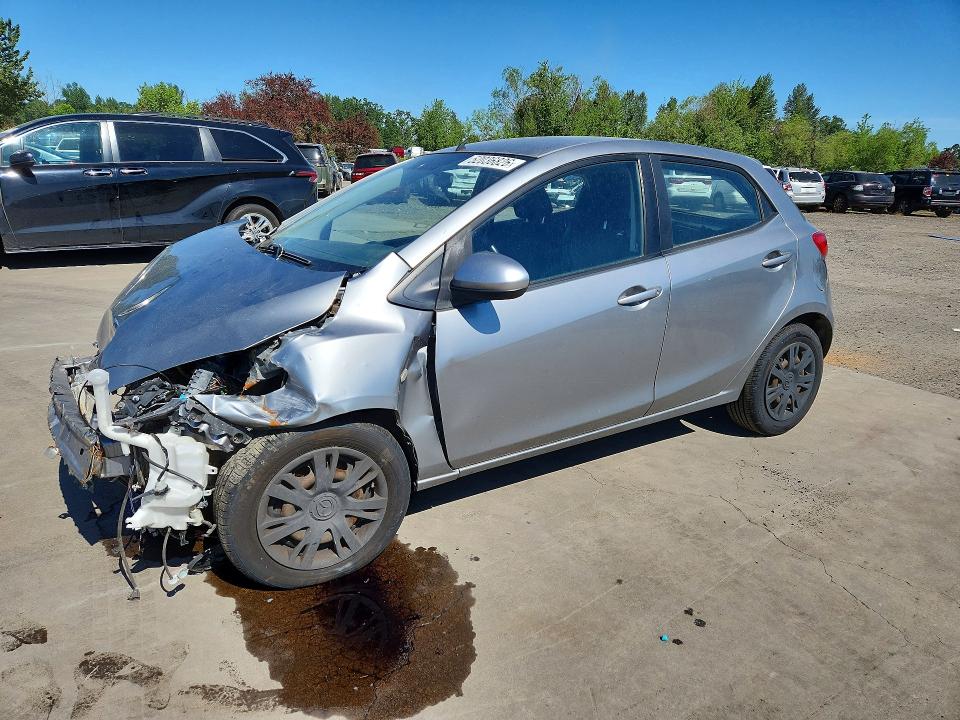 2014 Mazda 2 VIN JM1DE1KZXE0188313 COPART salvage auction — FRONT END, Or - Salvage Title Certificate, sold $175 on 2026-07-20 (photo 1)