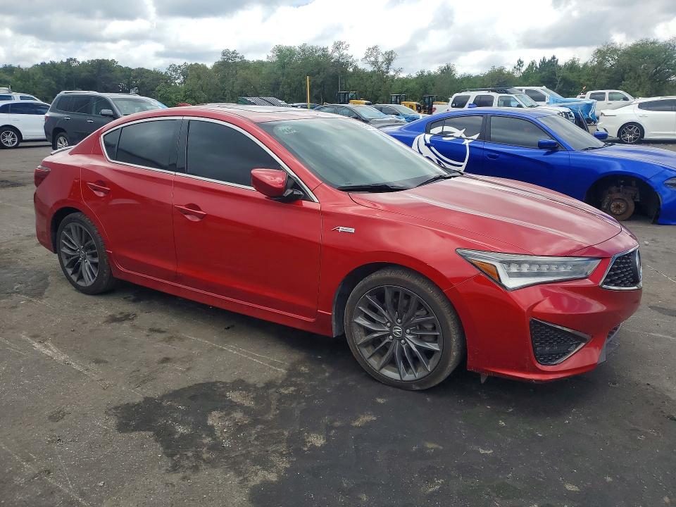 2019 Acura Ilx VIN 19UDE2F88KA011029 COPART salvage auction — MINOR DENT/SCRATCHES, Fl - Certificate Of Title, sold $15,500 on 2026-07-27 (photo 4)