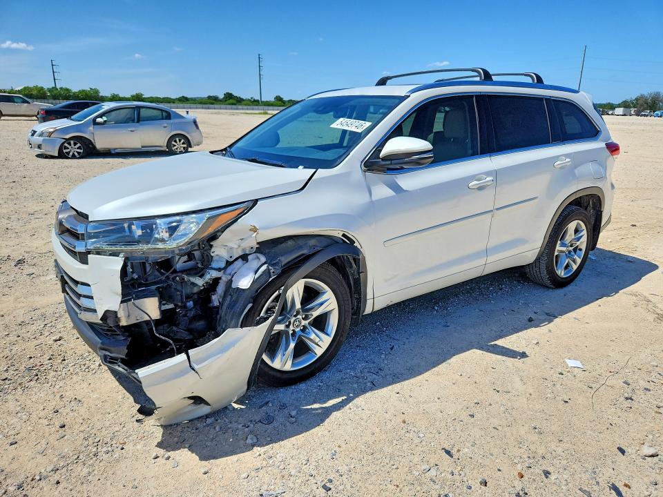 2018 Toyota VIN 5TDYZRFH1JS245270 COPART salvage auction — FRONT END, Tx - Salvage Vehicle Title, sold $12,100 on 2026-07-16 (photo 1)
