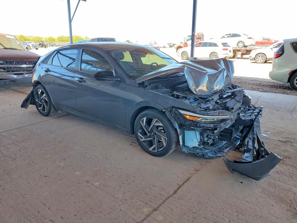 2025 Hyundai Elantra VIN KMHLM4DGXSU019789 COPART salvage auction — FRONT END, Az - Cert Of Title - Salvage, sold $2,300 on 2026-07-14 (photo 4)