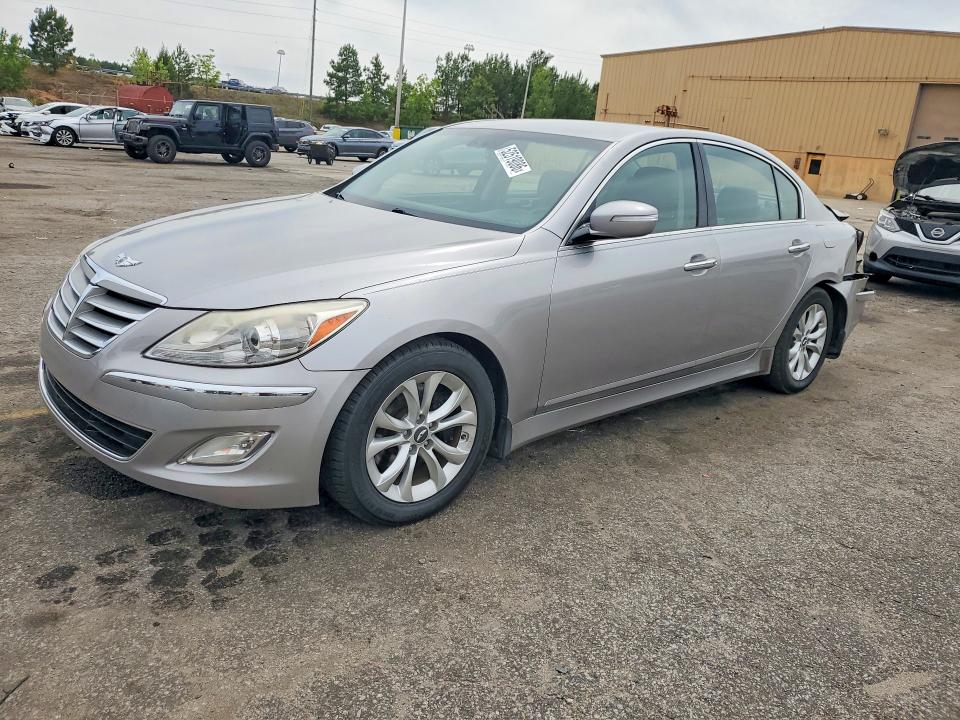 2013 Hyundai Genesis VIN KMHGC4DD6DU246281 COPART salvage auction — REAR END, SC - CERT OF TITLE-SALVAGE, sold $825 on 2026-07-03 (photo 1)
