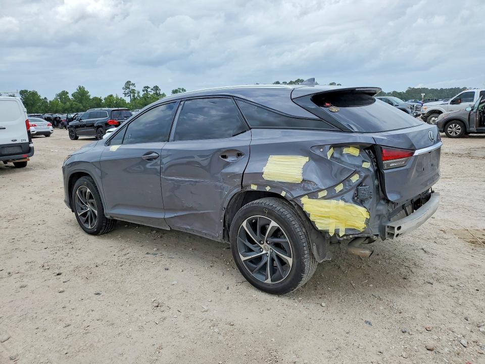 2016 Lexus Rx VIN 2T2ZZMCA2GC021355 COPART salvage auction — REAR END, Tx - Salvage Vehicle Title, sold $12,200 on 2026-07-31 (photo 2)
