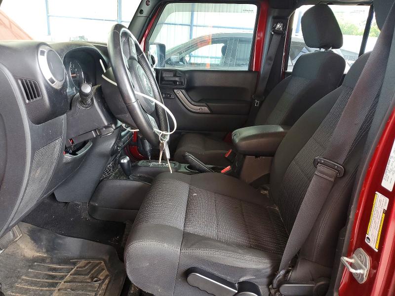 2012 Jeep Wrangler / VIN 1C4BJWDG9CL184177 COPART salvage auction — MECHANICAL, Mt - Certificate Of Title, sold $3,300 on 2026-07-09 (photo 7)