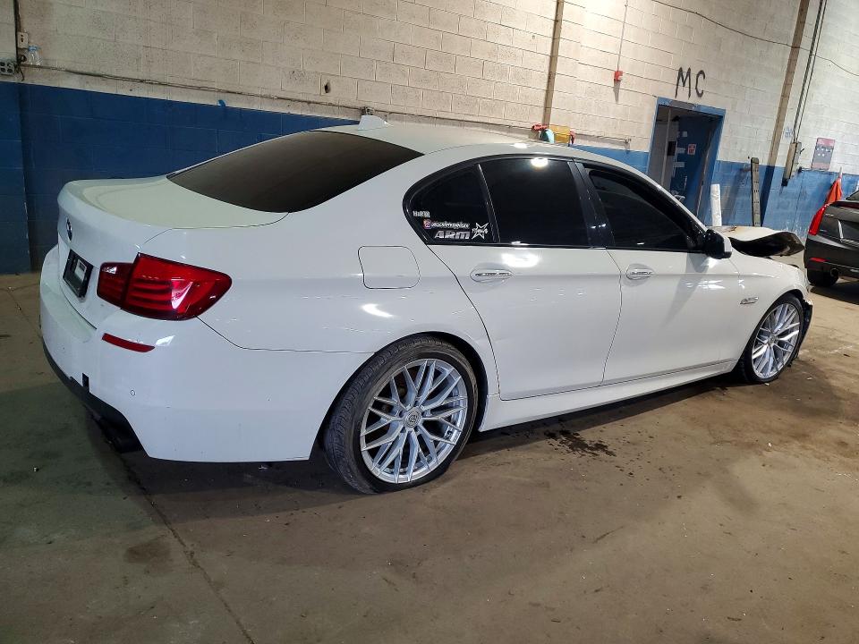 2012 BMW 5 series VIN WBAFU9C59CC788190 COPART salvage auction — Burn Engine, MI - CERTIFICATE OF TITLE, sold $375 on 2026-07-24 (photo 3)