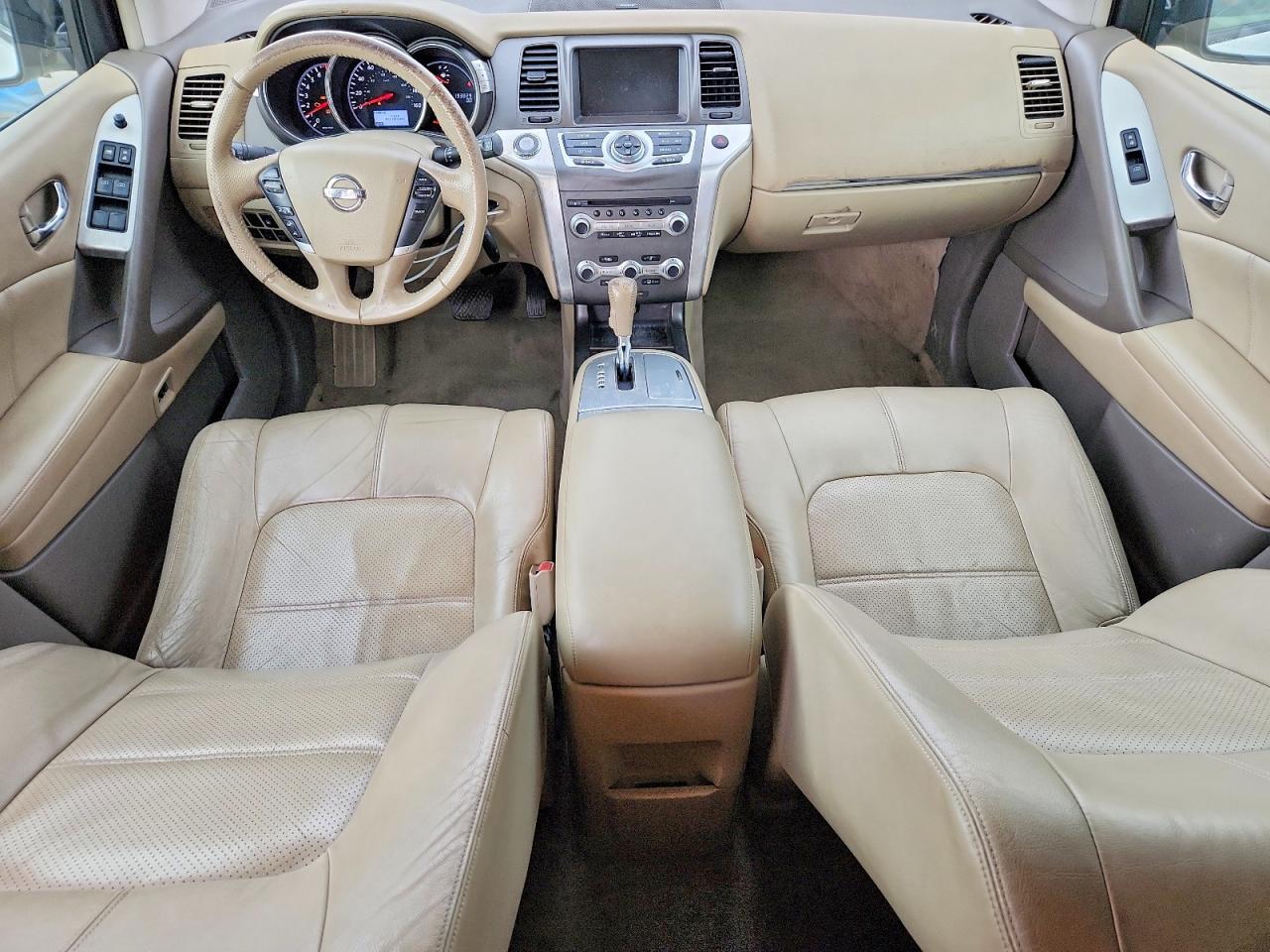 2011 Nissan Murano VIN JN8AZ1MWXBW155030 COPART salvage auction — Front End, TX - CERTIFICATE OF TITLE, sold $1,300 on 2026-07-03 (photo 8)