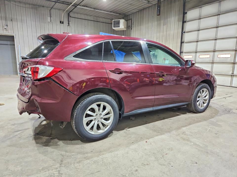 2017 Acura Rdx VIN 5J8TB4H30HL014778 COPART salvage auction — REAR END, Nh - Cert Of Title-Salvage, sold $100 on 2026-07-09 (photo 3)