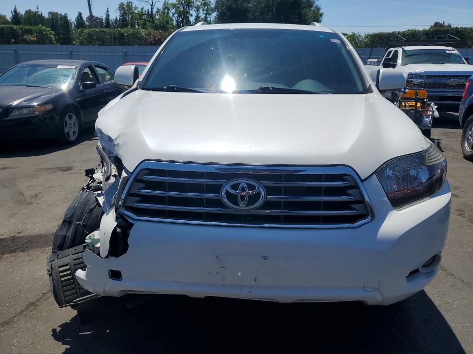 2008 Toyota Highlander VIN JTEES42A782105661 COPART salvage auction — FRONT END, CA - SALVAGE CERTIFICATE, sold $100 on 2026-07-21 (photo 5)