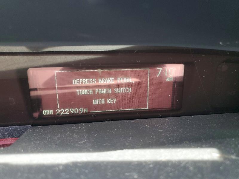 2010 Toyota Prius VIN JTDKN3DU4A0164636 COPART salvage auction — FRONT END, Ca - Dis/Dlr/Exp App For Dup Clean, sold $1,200 on 2026-07-08 (photo 9)