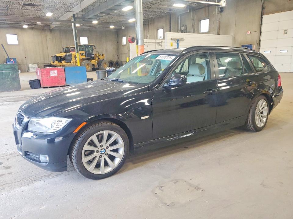 2012 BMW 3er VIN WBAUU3C58CA543185 COPART salvage auction — REAR END, MN - CERT OF TITLE-SALVAGE, sold $2,050 on 2026-07-07 (photo 1)