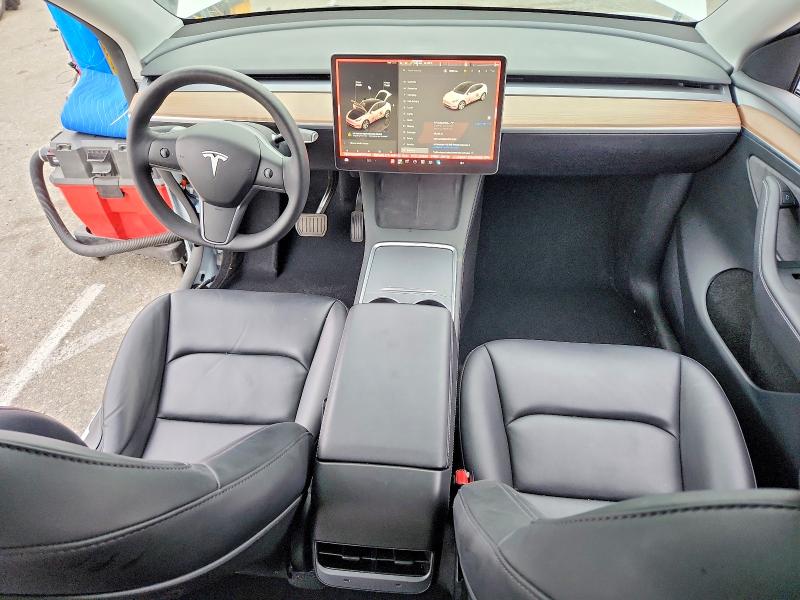 2024 Tesla Model y VIN 7SAYGDEE9RF075162 COPART salvage auction — SIDE, CA - SALVAGE CERTIFICATE, sold $150 on 2026-07-21 (photo 8)