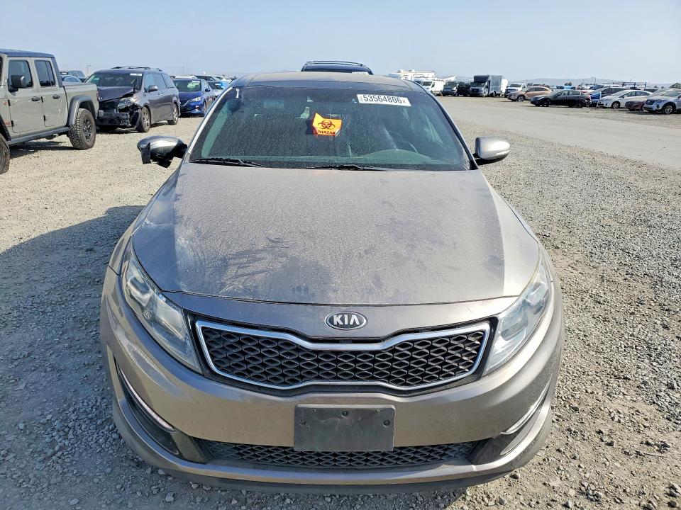 2013 Kia Optima VIN 5XXGR4A6XDG150250 COPART salvage auction — REAR END, Ca - Salvage Certificate, sold $650 on 2026-07-28 (photo 5)