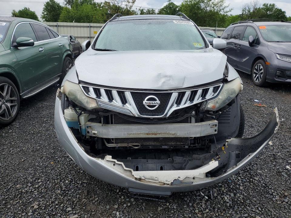 2010 Nissan Murano VIN JN8AZ1MW3AW110574 COPART salvage auction — FRONT END, Nj - Cert Of Title-Salvage, sold $375 on 2026-07-17 (photo 5)