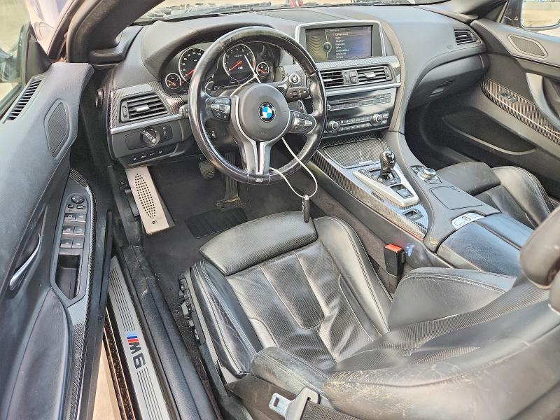 2013 BMW M6 VIN WBSLZ9C58DDZ77943 COPART salvage auction — WATER/FLOOD, TX - SALVAGE TITLE-FLOOD DAMAGE (P), sold $7,100 on 2026-07-13 (photo 8)