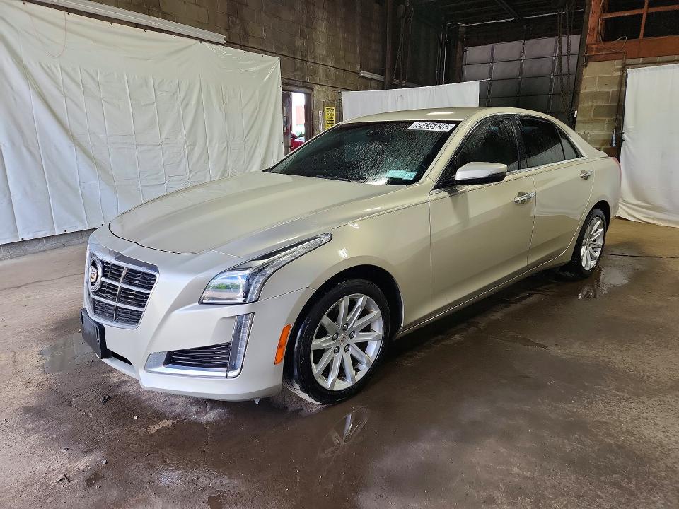 2014 Cadillac Cts VIN 1G6AW5SX6E0129400 COPART salvage auction — FRONT END, Va - Certificate Of Title, sold $1,400 on 2026-07-09 (photo 1)