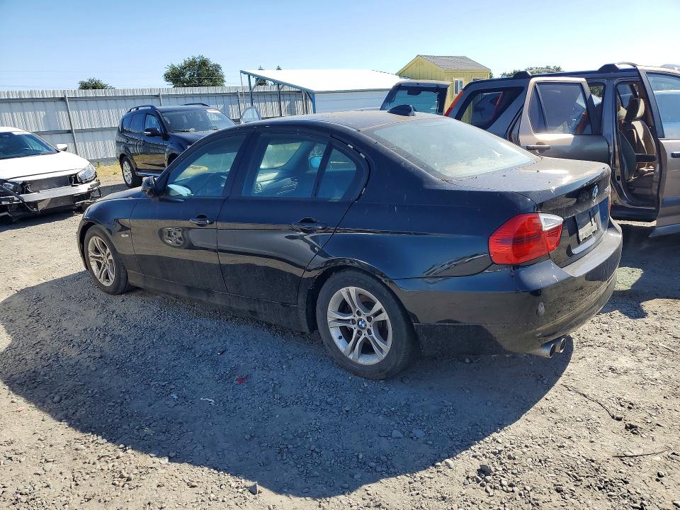 2008 BMW 3 series VIN WBAVA37588NL54947 COPART salvage auction — FRONT END, Ca - Dis/Dlr/Exp Only Clean Title (P), sold $325 on 2026-07-07 (photo 2)