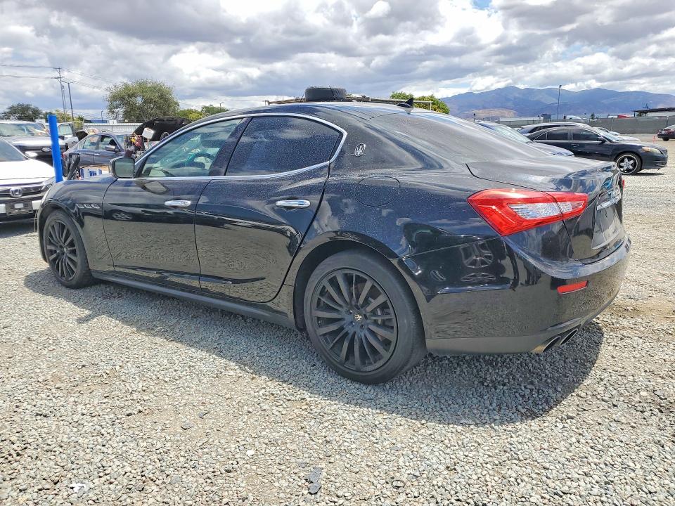 2016 Maserati Ghibli VIN ZAM57XSA6G1175689 COPART salvage auction — MINOR DENT/SCRATCHES, CA - DIS/DLR/EXP ONLY CLEAN TITLE, sold $4,100 on 2026-07-27 (photo 2)