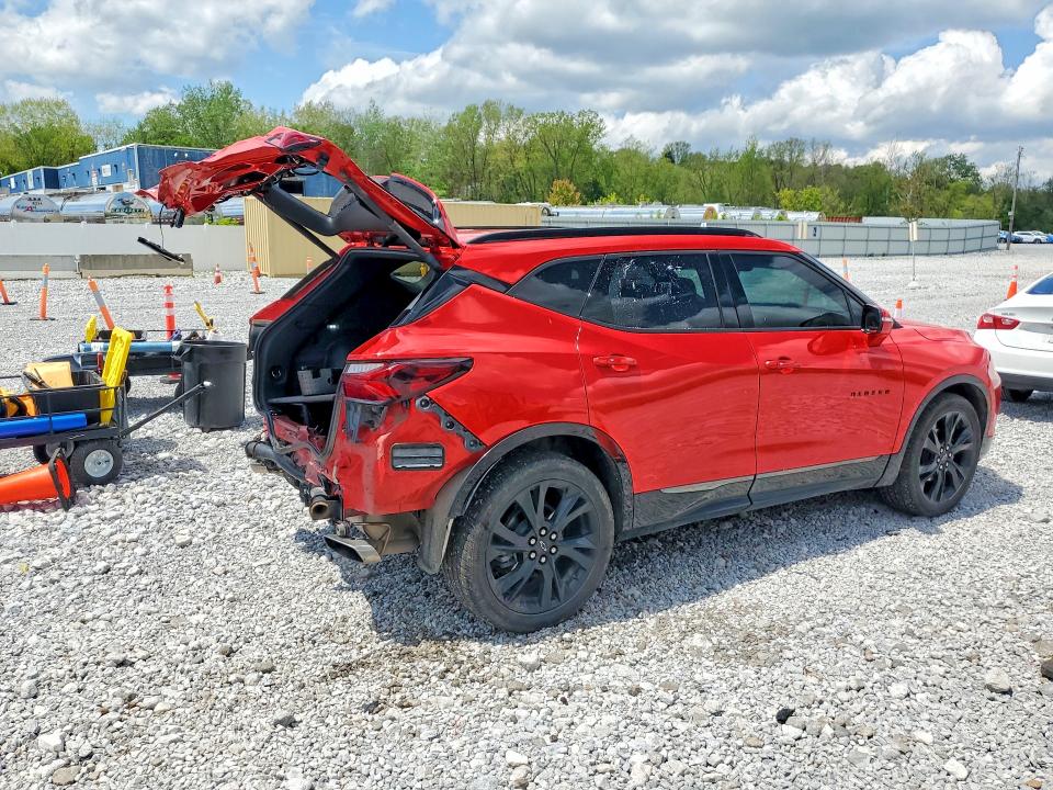 2022 Chevrolet Blazer VIN 3GNKBERS9NS100058 COPART salvage auction — REAR END, Oh - Cert Of Title-Salvage, sold $7,800 on 2026-07-02 (photo 3)