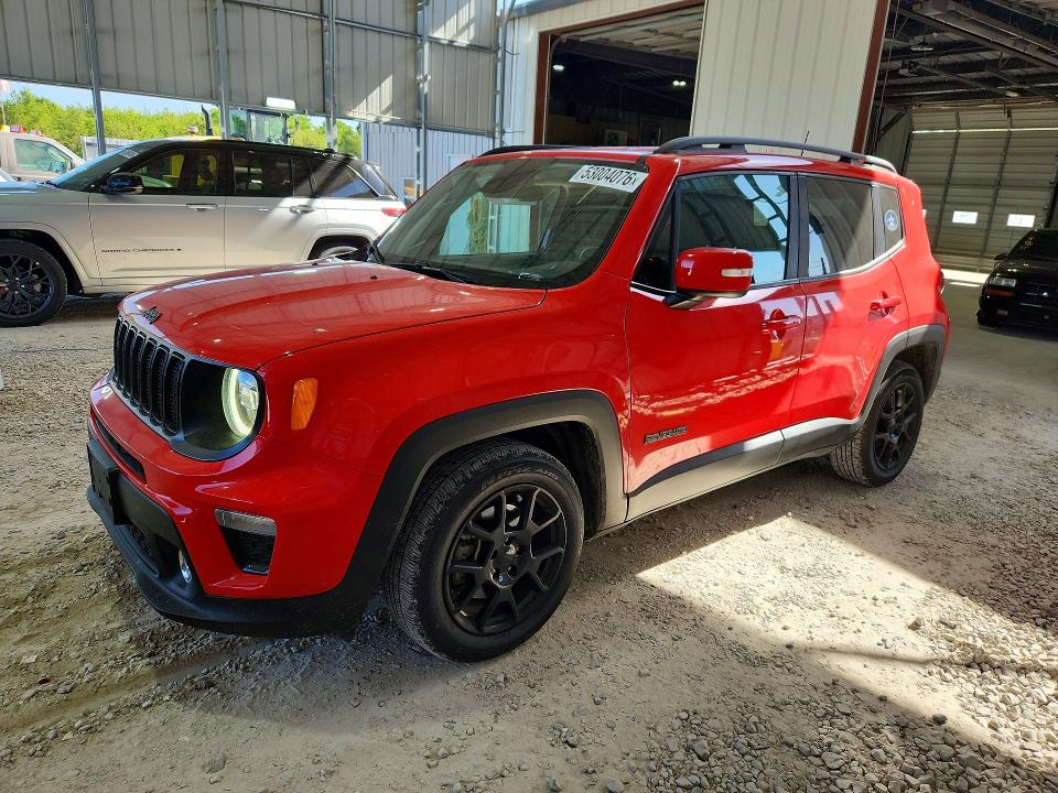 2020 Jeep Renegade VIN ZACNJABBXLPL51789 COPART salvage auction — HAIL, Mo - Salvage Certificate Of Title, sold $3,800 on 2026-07-14 (photo 1)