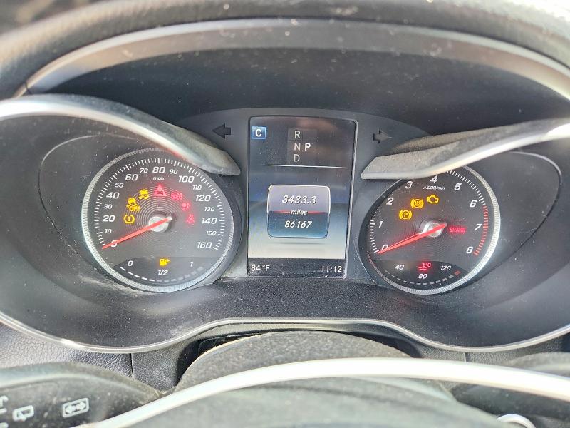 2016 Mercedes-benz Glc VIN WDC0G4KB7GF044242 COPART salvage auction — FRONT END, Al - Cert Of Title-Salvage Title, sold $5,700 on 2026-07-23 (photo 9)