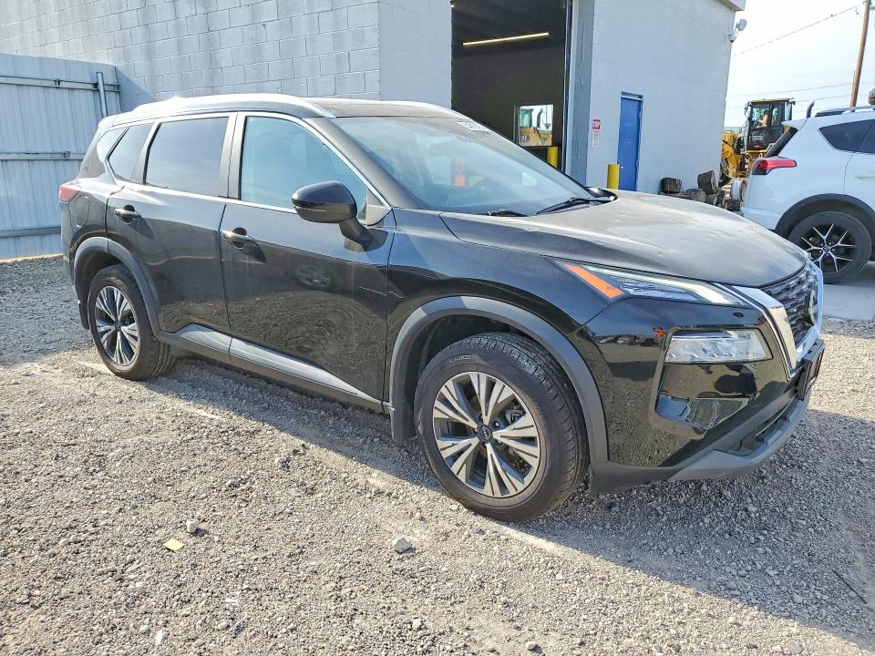 2023 Nissan Rogue VIN 5N1BT3BB7PC741945 COPART salvage auction — HAIL, Ia - Cert Of Title-Salvage Title, sold $80 on 2026-07-29 (photo 4)