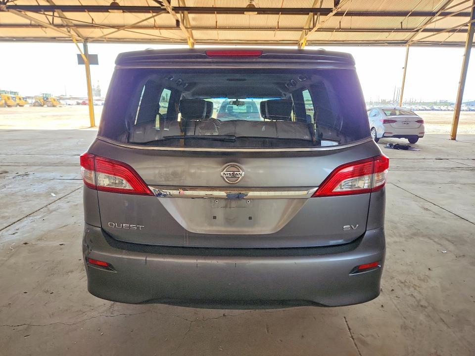 2017 Nissan Quest VIN JN8AE2KP0H9169894 COPART salvage auction — FRONT END, Az - Cert Of Title - Salvage, sold $900 on 2026-07-06 (photo 6)