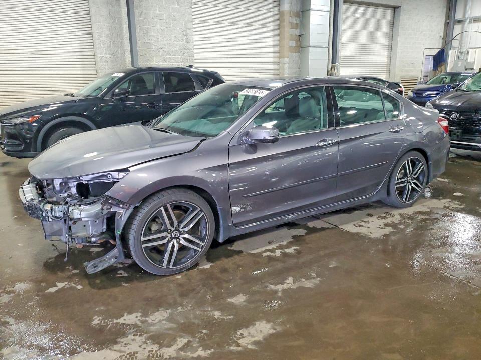 2017 Honda Accord VIN 1HGCR3F9XHA045349 COPART salvage auction — FRONT END, MN - CERT OF TITLE-SALVAGE, sold $6,600 on 2026-07-02 (photo 1)