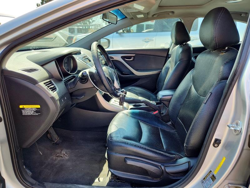 2011 Hyundai Elantra VIN KMHDH4AE8BU157844 COPART salvage auction — FRONT END, CA - SALVAGE CERTIFICATE, sold $975 on 2026-07-09 (photo 7)