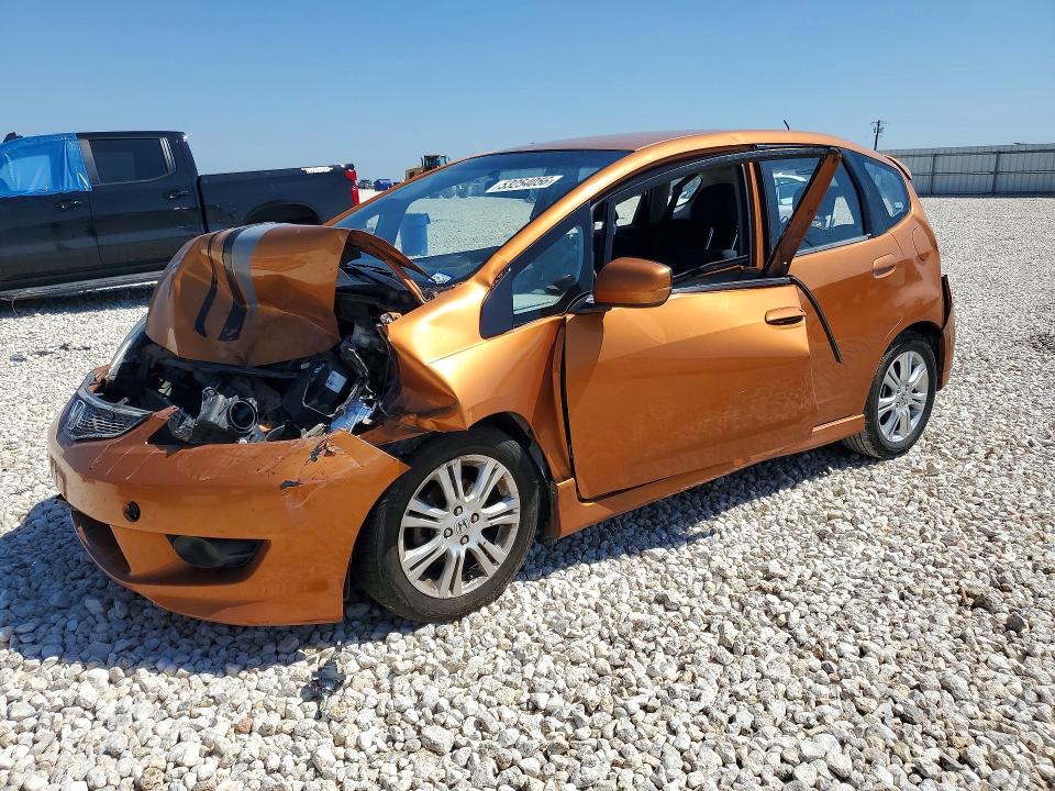 2009 Honda Fit VIN JHMGE88489S069296 COPART salvage auction — FRONT END, Tx - Salvage Vehicle Title, sold $350 on 2026-07-02 (photo 1)