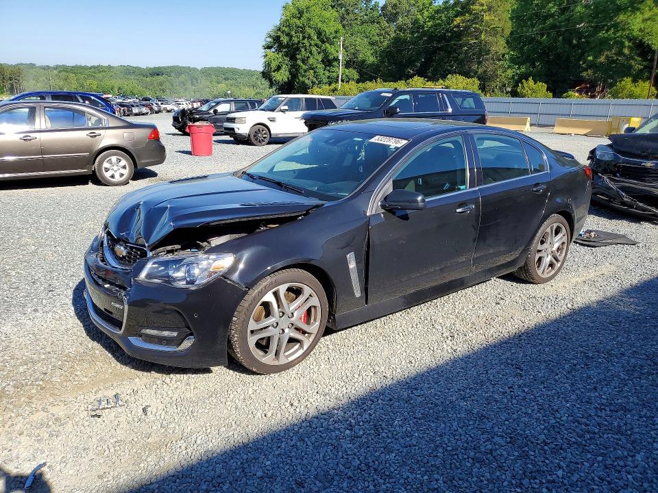 2016 Chevrolet Ss VIN 6G3F15RW4GL226145 COPART salvage auction — FRONT END, Nc - Salvage Certificate Of Title, sold $18,000 on 2026-07-02 (photo 1)