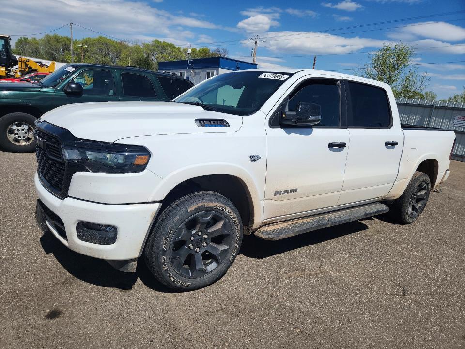 2026 Ram 1500 VIN 1C6SRFFTXTN199527 COPART salvage auction — FRONT END, MN - CERT OF TITLE-SALVAGE, sold $19,400 on 2026-07-02 (photo 1)