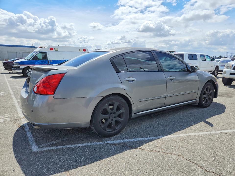 2007 Nissan Maxima VIN 1N4BA41E27C843784 COPART salvage auction — FRONT END, Ca - Salvage Certificate, sold $325 on 2026-07-09 (photo 3)