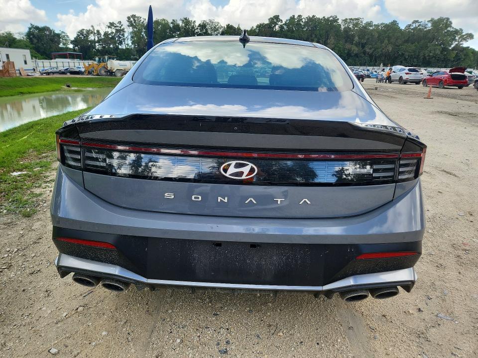 2024 Hyundai Sonata VIN KMHL54JC9RA373913 COPART salvage auction — FRONT END, Fl - Certificate Of Destruction, sold $6,900 on 2026-07-14 (photo 6)