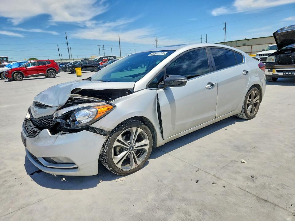 2016 Kia VIN KNAFZ4A87G5590381 COPART salvage auction — FRONT END, Tx - Salvage Vehicle Title, sold $1,050 on 2026-07-10 (photo 1)